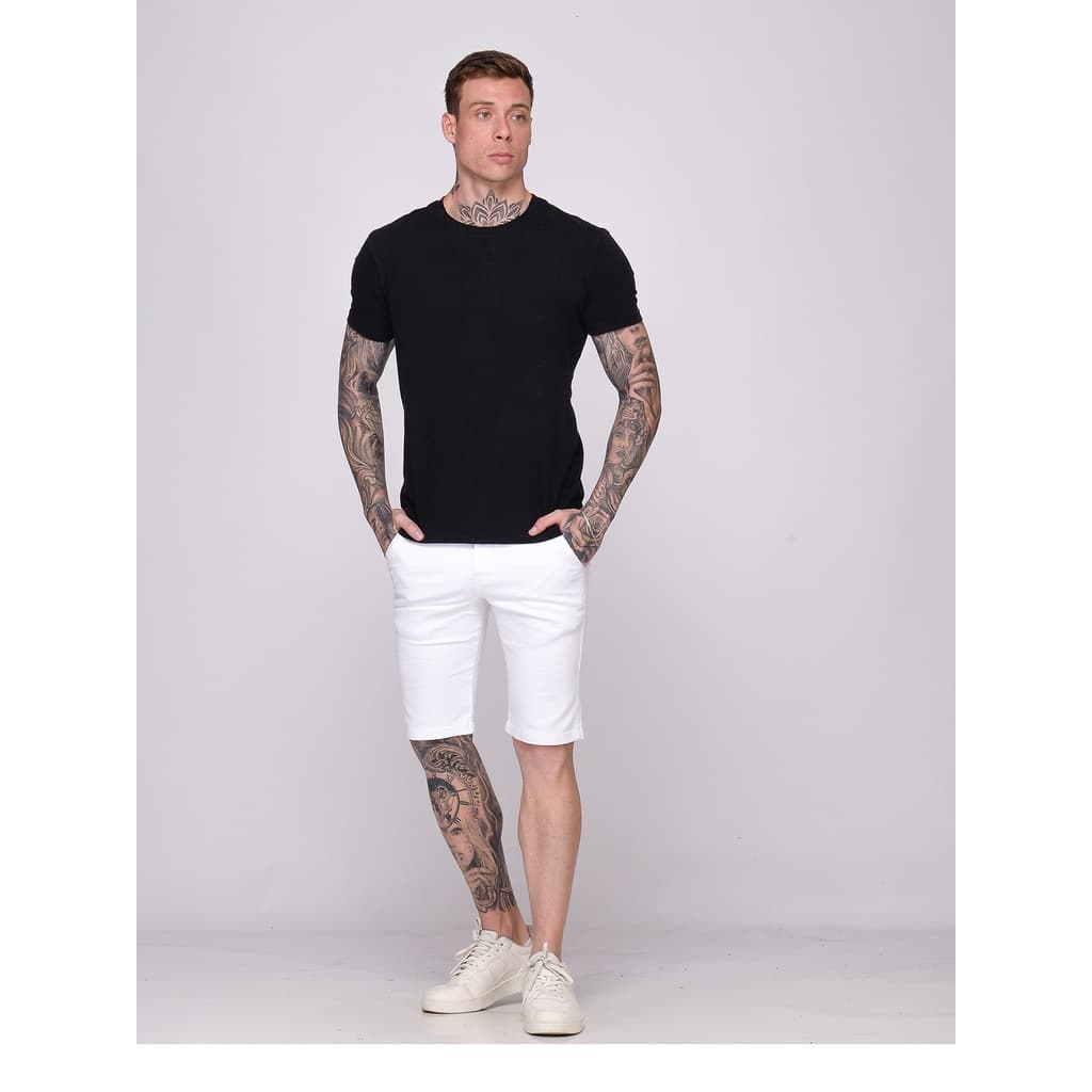 Bermuda Masculina Esporte Fino Shorts Branco