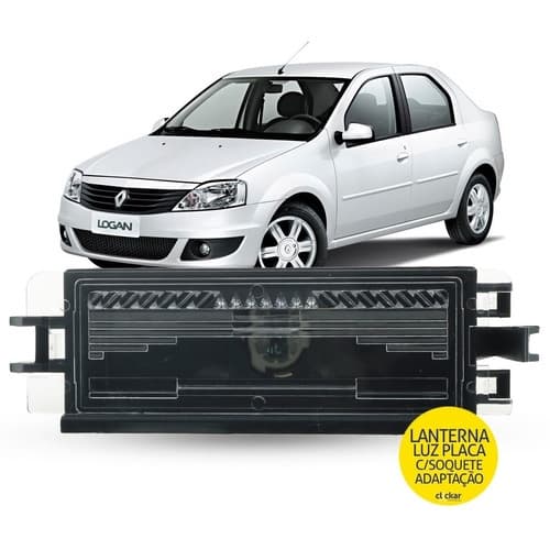 Lanterna Luz De Placa Renault Logan 2008 2009 2010 2011 2012 2013 2014 2015 2016 2017 2018