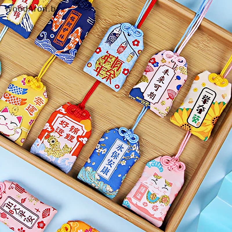WoodAron Kid Gift Pendant Novo Clássico Amuleto Imperial De Oração Japonês Omamori Fortune Trabalho De Sucesso Deus Da Riqueza Saco De Bênção Pequeno br