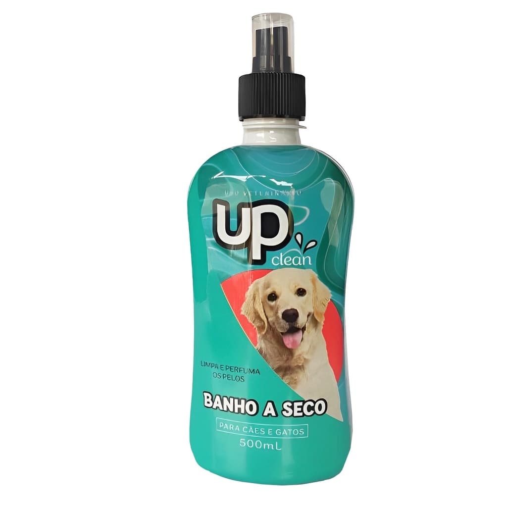 Banho a Seco UP Clean para Cães e Gatos 500ml Higiene pet - Banho e Tosa Pet Shop