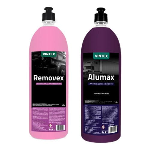 Desengraxante Solupan Removex + Limpa Baú Aluminio Alumax