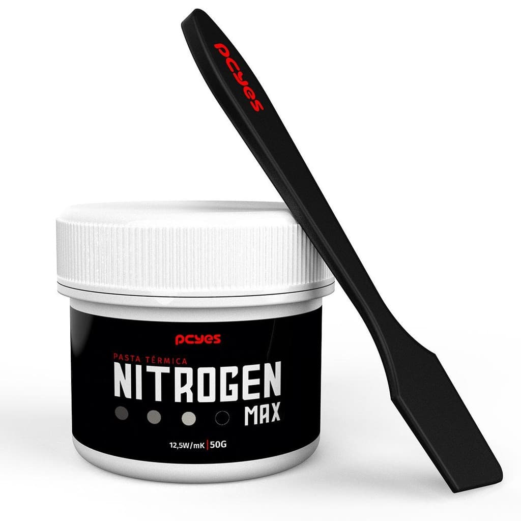 Pasta Térmica Para Processador Pcyes Nitrogen Max 50g - 12,5w/Mk - Pcynm5012
