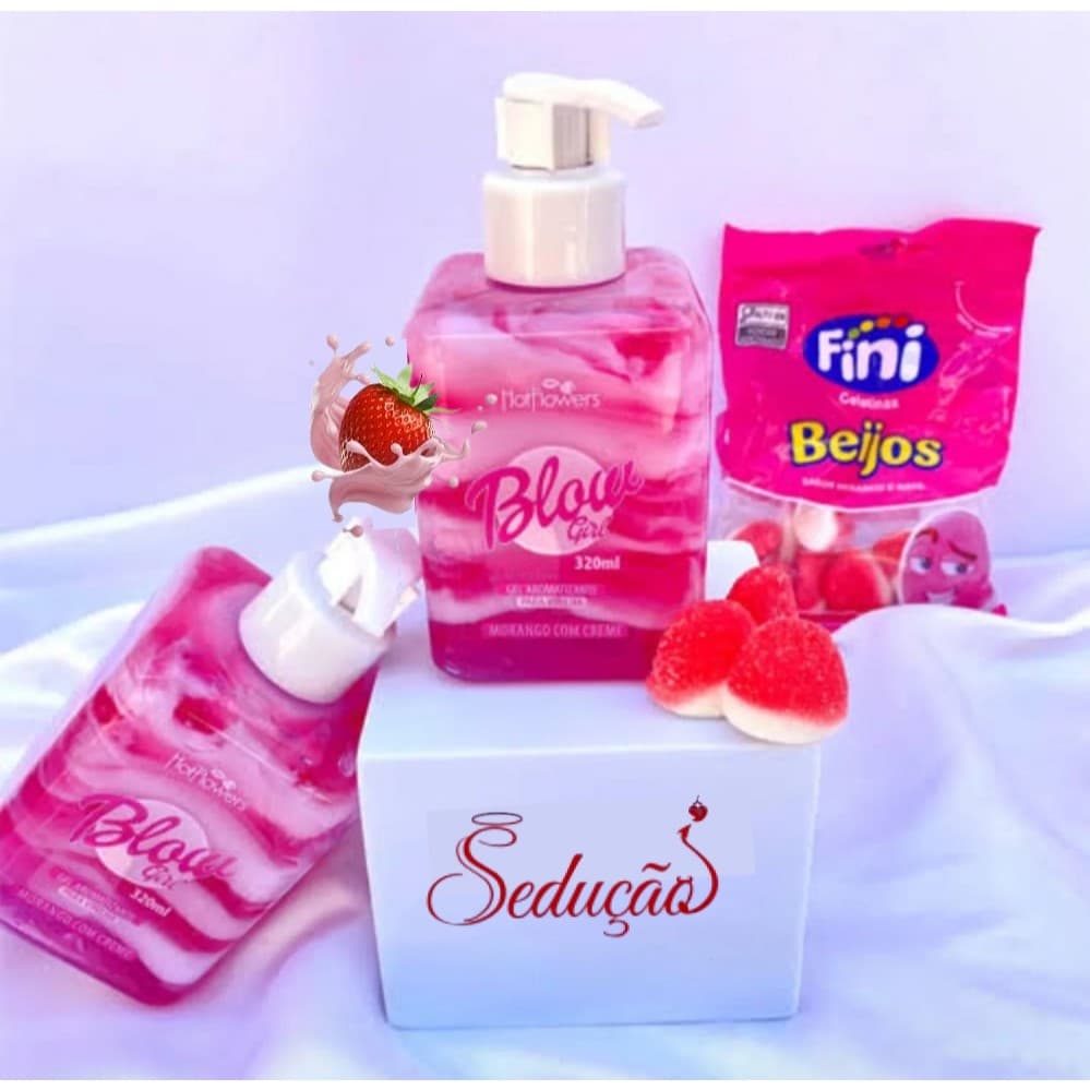 Blow Girl Gel Hidratante Corporal Com Aroma de Morango