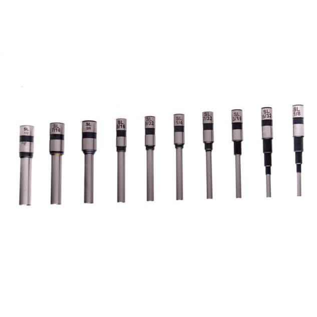 Brocas para Furadeira de Papel Paralela 1/8  5/32 3/16 7/32 1/4 9/32 5/16 3/8 7/16 1/2