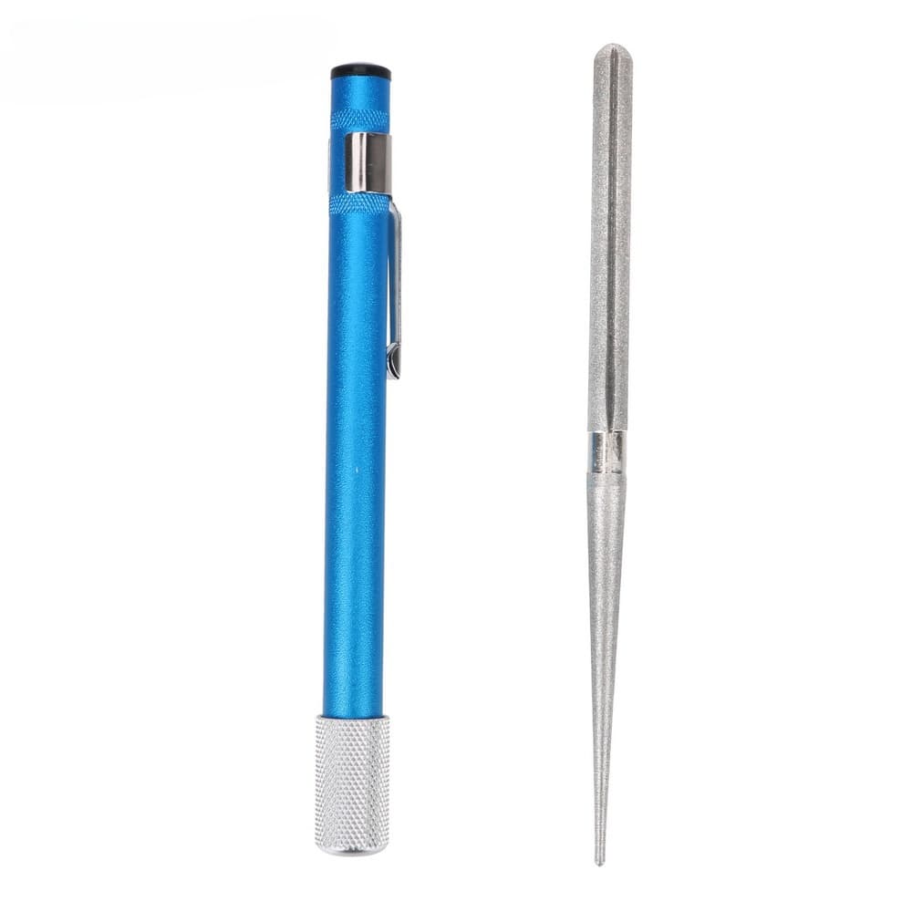 Para Afiador De Facas De Anzol Multiuso Em Forma De Caneta De Diamante Aço Carbono Com Revestimento Ferramenta Externa