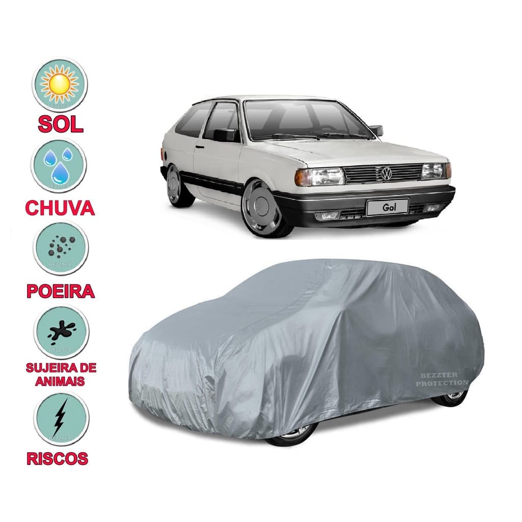 Capa cobrir carro Gol Quadrado 100% Impermeável Proteção Total Bezzter Protection