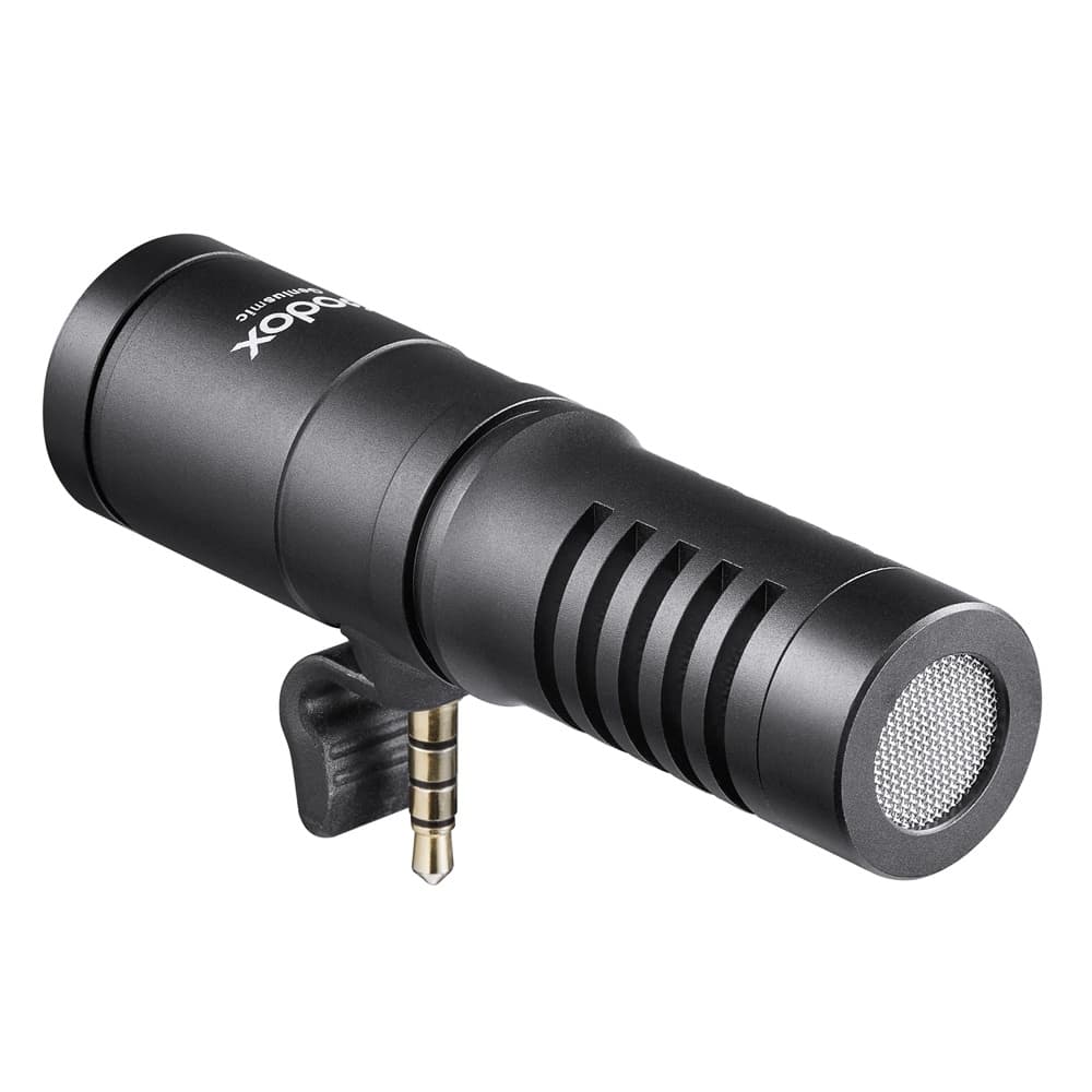 Microfone Direcional Godox GeniusMic 3.5mm para Smartphone