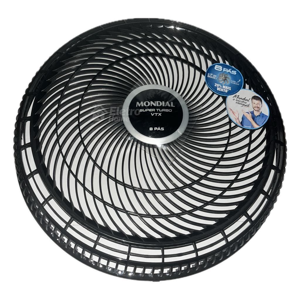 GRADE DIANTEIRA VENTILADOR MONDIAL 40CM VTX-40-8P PRETO