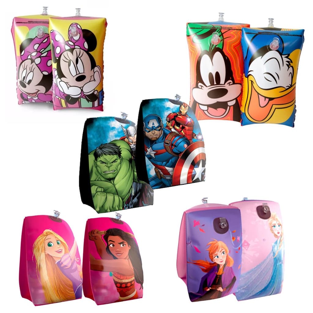 Boia De Braço Inflável Infantil Criança Personagens Disney