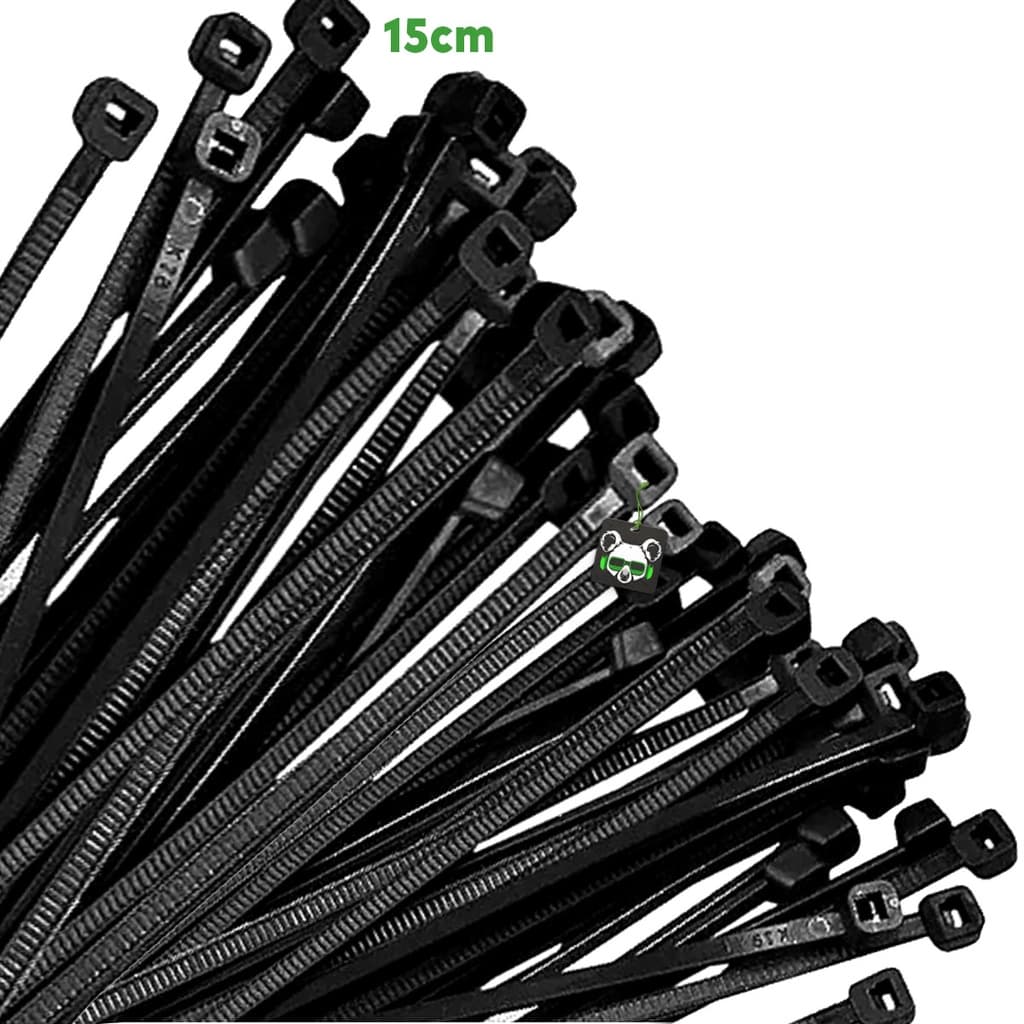 200 Uni. Cinta Abraçadeira Enforca Gato Nylon 15cmx3,6mm