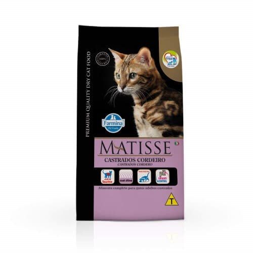 Ração Farmina Matisse Cordeiro para Gatos Castrados 7,5kg