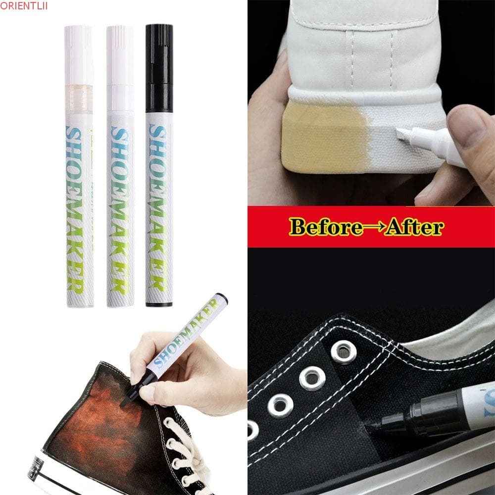ORIENTLII Remoção De Manchas De Sapatos , Caneta Preta Branca Go Antioxidação Para Tênis Amarelos , Pintura
