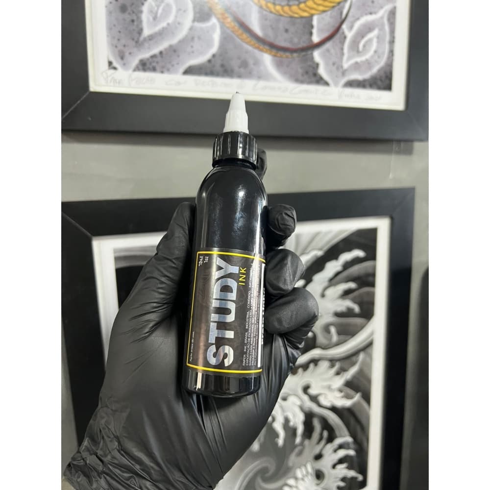Tintas Tattoo Tatuagem 100ml - Preto Linha / Branco Intenso