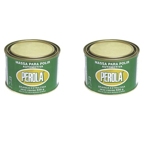 02 unidades Massa De Polir N2 500g