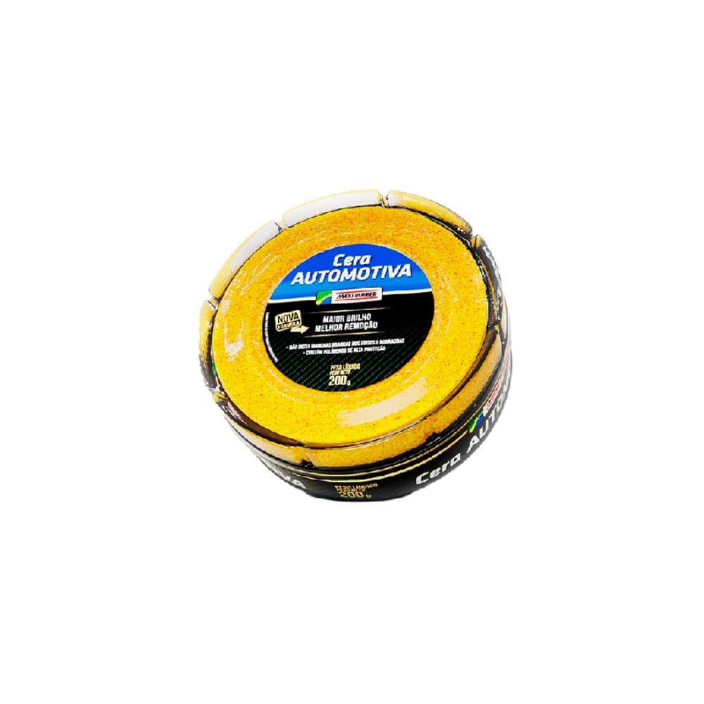 CERA PROFISSIONAL AUTOMOTIVA 200GR MAXI RUBBER