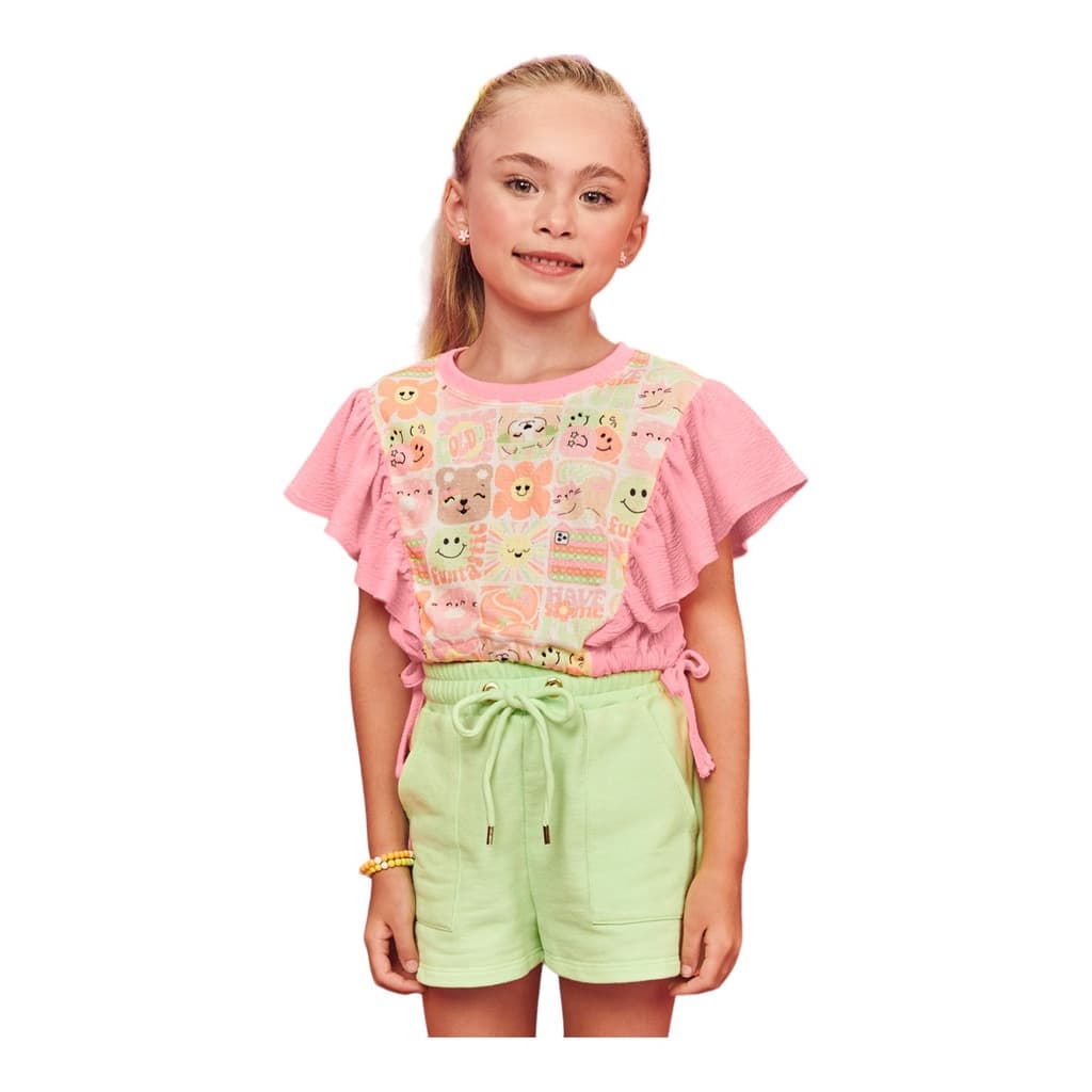 Blusa Cropped Over Have Some Fun