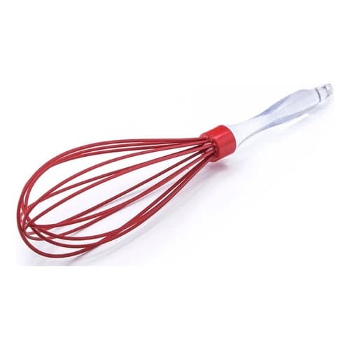 Batedor Fouet Silicone 25,5 Cm - Cabo Acrílico - Fratelli
