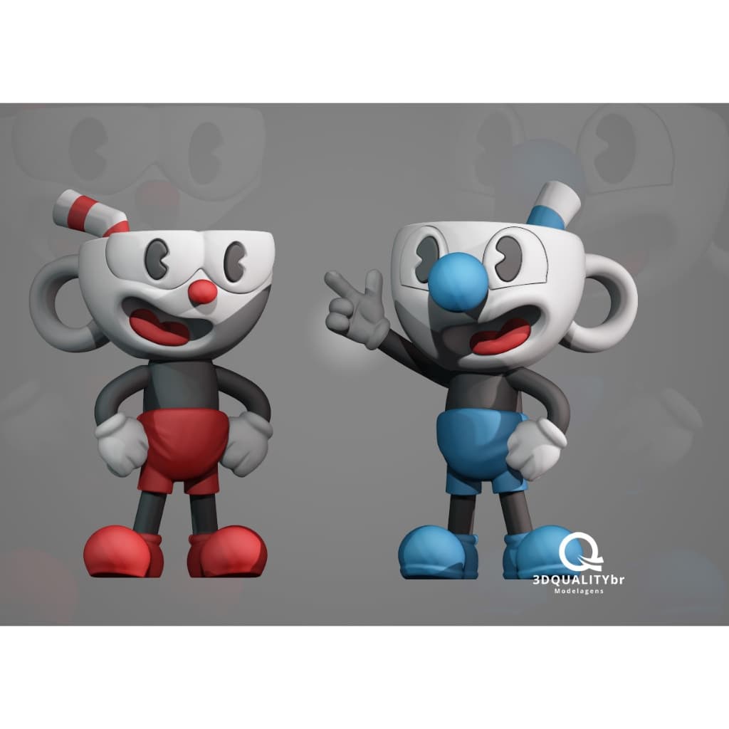 Estátua do Cuphead - Mug - Impressão 3D