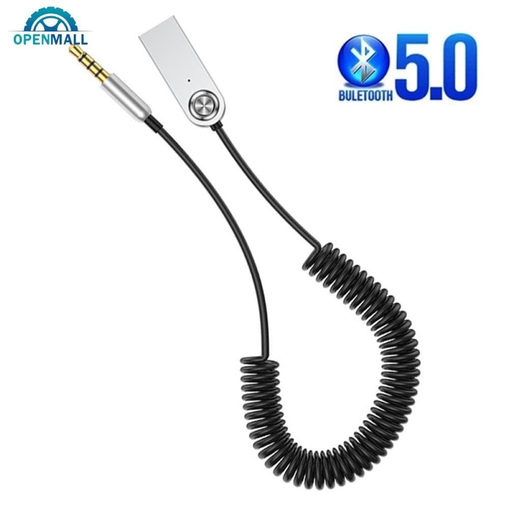 OPENMALL Aux Cabo Adaptador Bluetooth Auxiliar Dongle Para Carro 3.5mm Jack 5.0 4.2 4.0 Receptor Alto-Falante De Áudio De Música M4O6