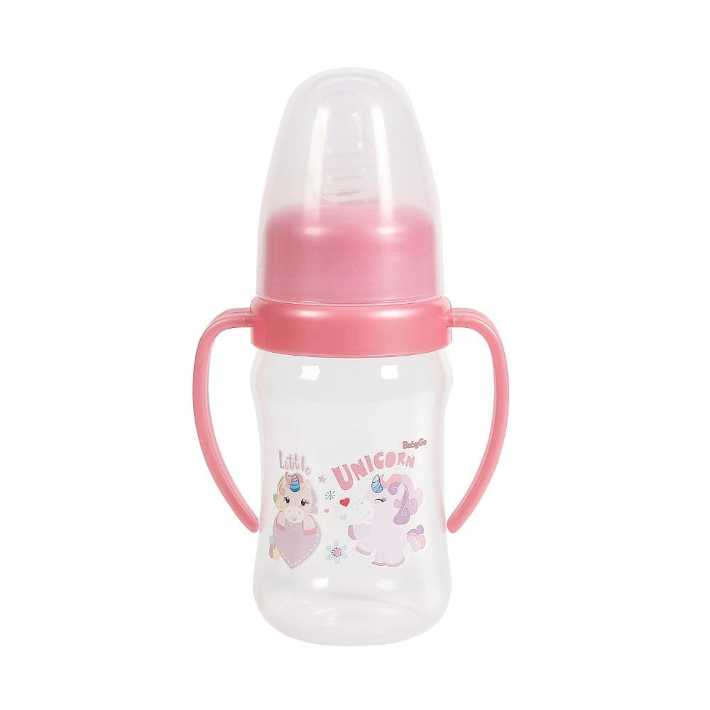 Mamadeira 300ml Pp Bico Orto Silicone - Unicornio Super Mamadeira