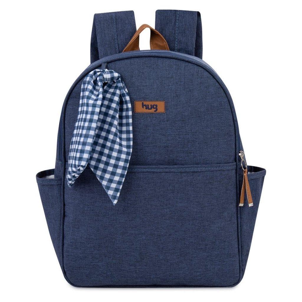 Mochila de Maternidade Hug Mescla Azul Marinho