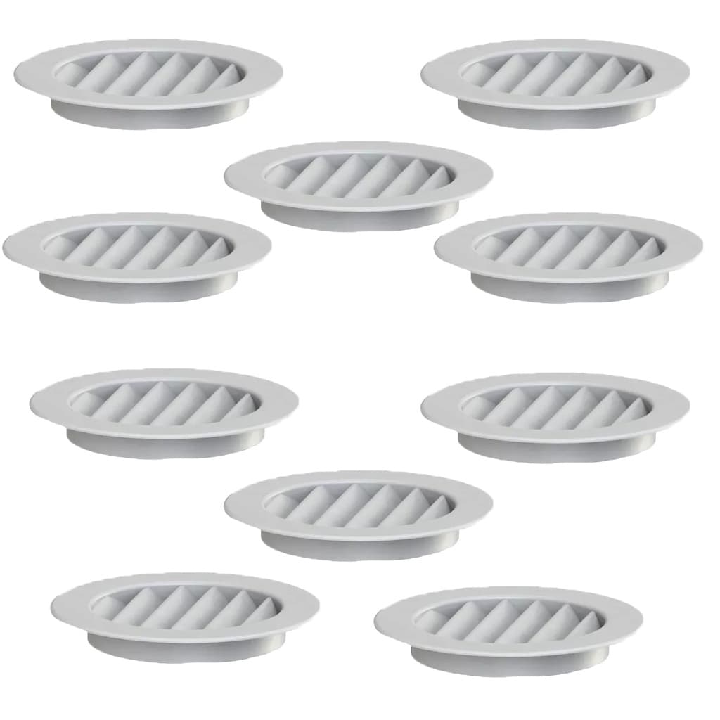 10 Grades Ventilação Redonda 13cm Encaixe Duto 10mm Exaustor