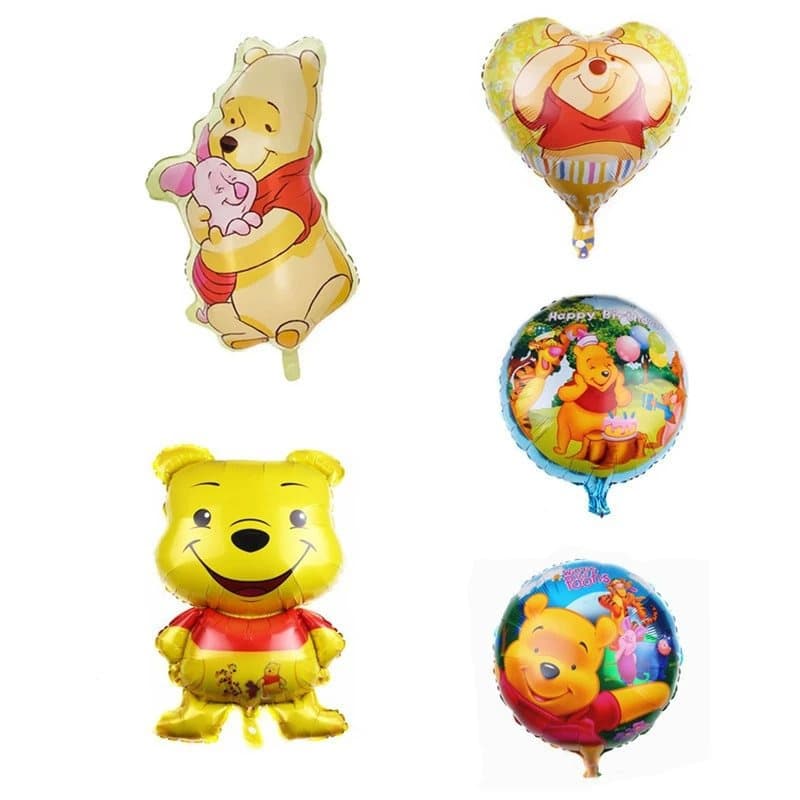 Cartoon Winnie the Pooh Filme de Alumínio Balão/Festa de Aniversário das Crianças Decoração Balão de Brinquedo