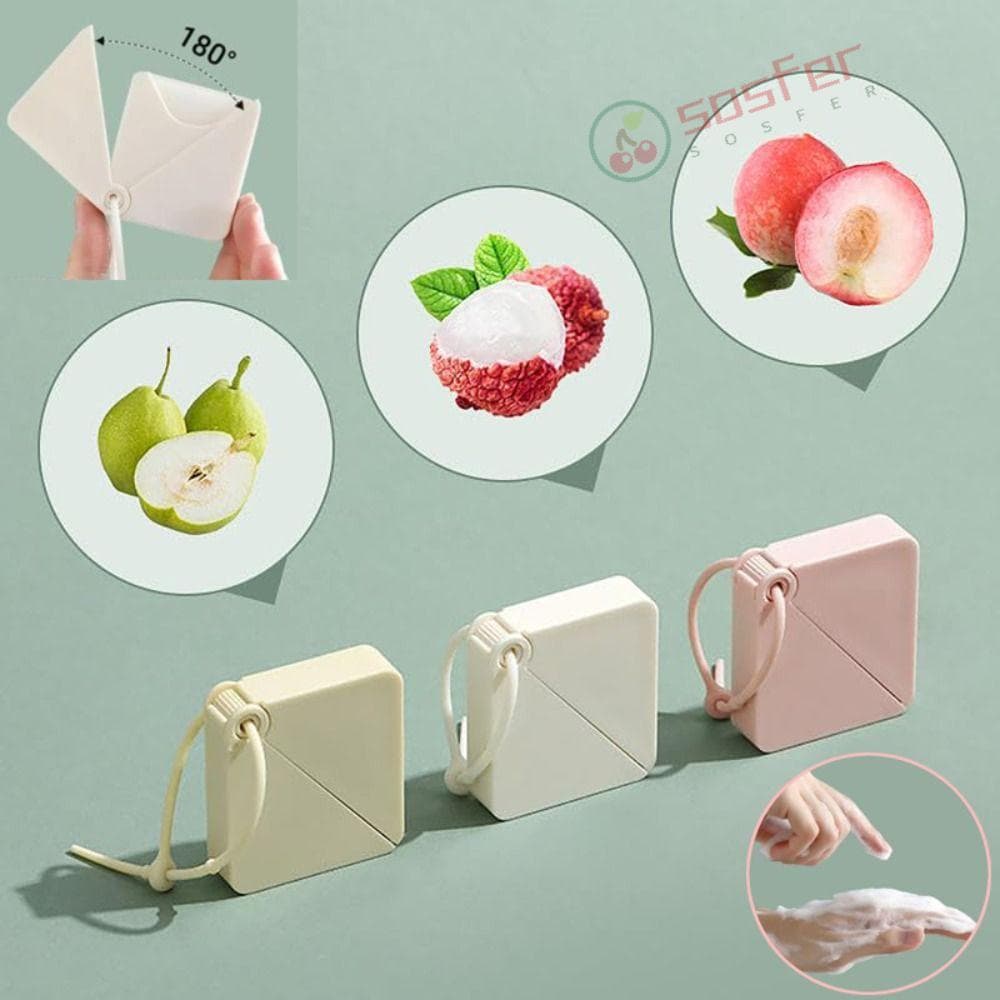 SOSFER Travel Folhas De Sabão Em Fatias De Papel , Viagens Ao Ar Livre Para Lavagem De Mãos De Viagem Portáteis , Bolso