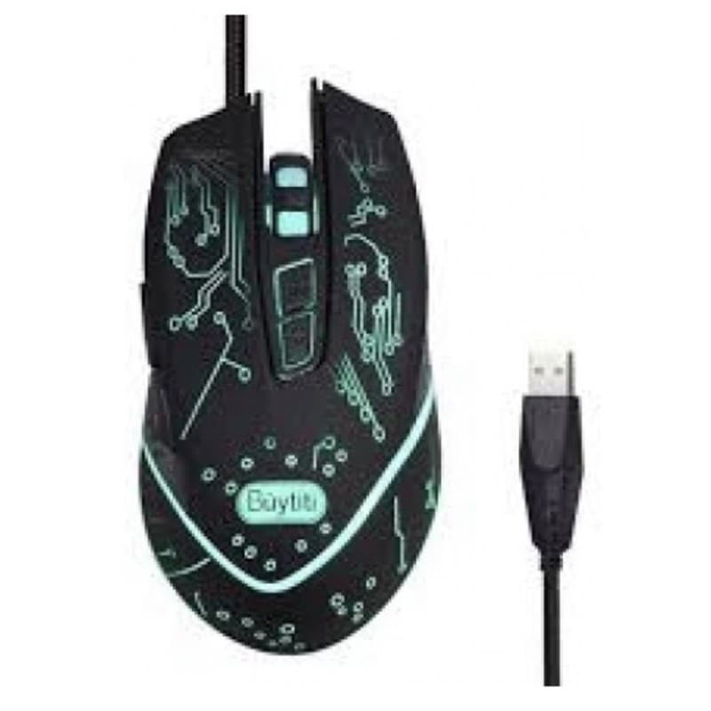 Mouse Gamer Óptico Com Fio Weibo Wb-915 1600dpi Usb Jogo
