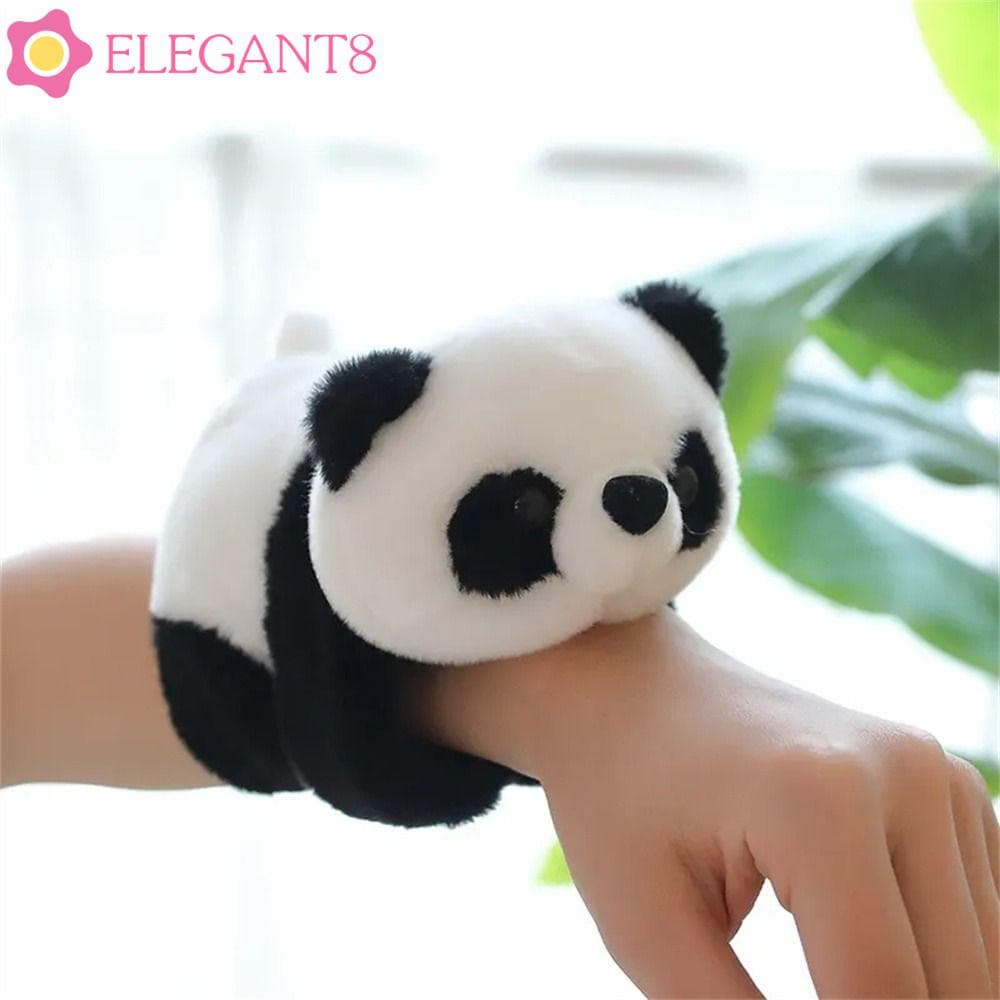 Pulseira de Panda de Pelúcia Super Macia e Confortável Presente Kawaii para Crianças e Festas
