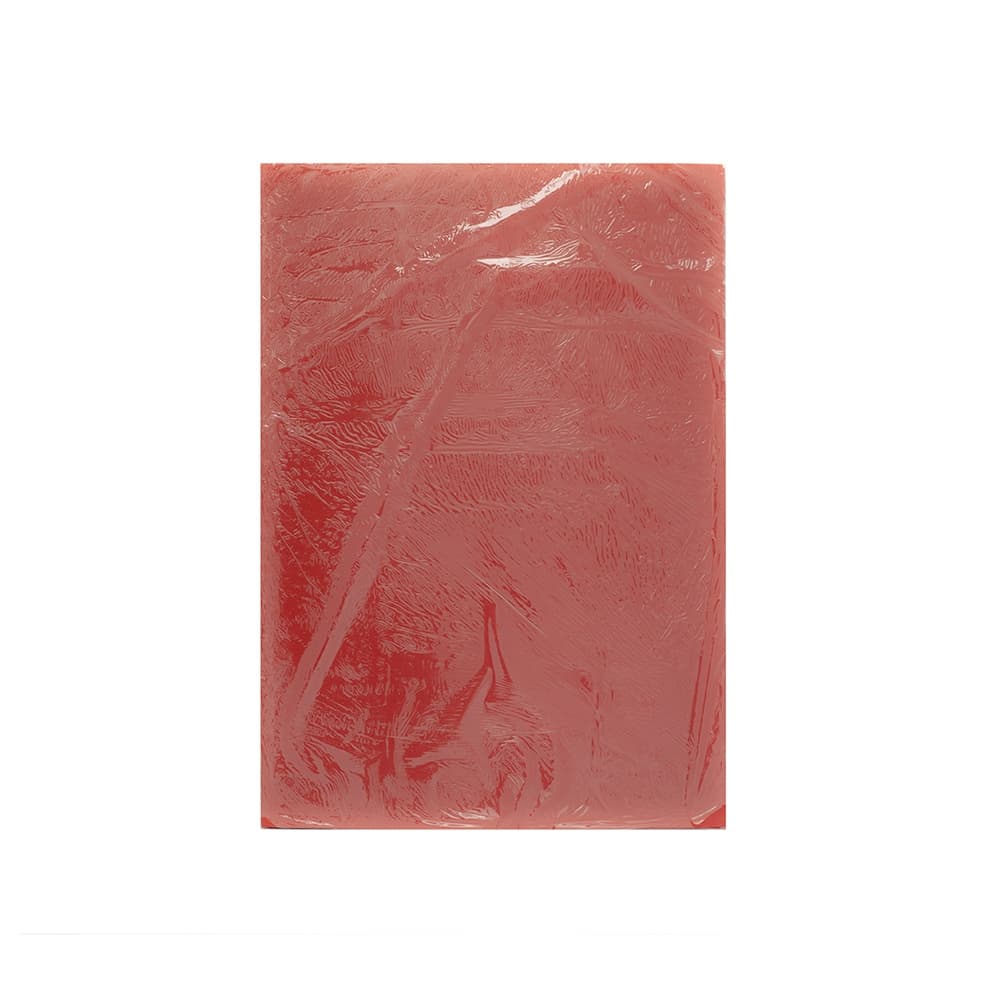 Capa PP Couro Vermelho A4  100 un