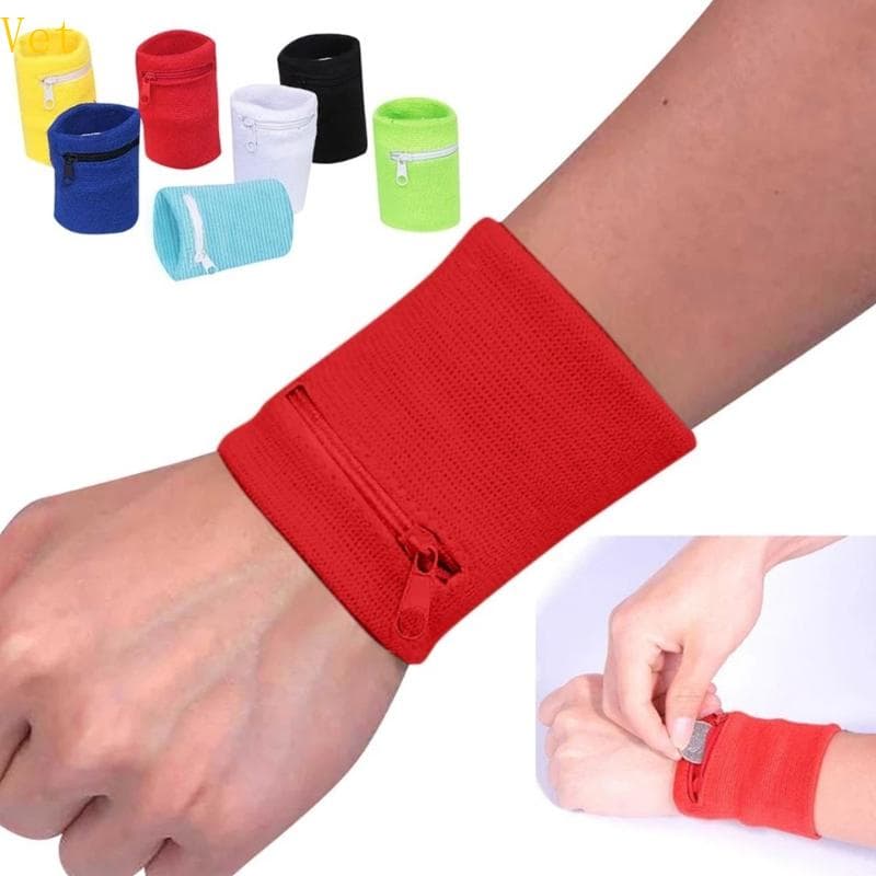 Pulseira Esportiva Vet Sport Zíper Carteira Bolso Pulso
