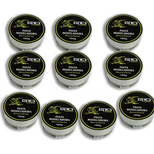 Pasta Modeladora Tradicional Incolor 150g G10 Kit Com 10 Unidades