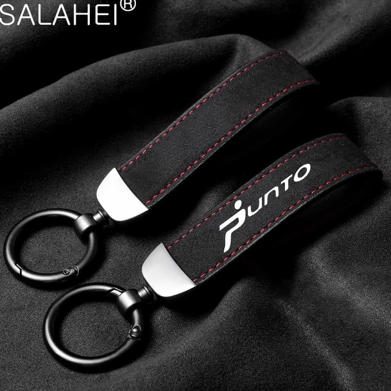 Para Fiat Punto 2 evo MK2 188 Carro Chaveiro Anti-Perda Emblema De Acessórios De Alta Qualidade 4S Mulheres Homens Presentes Charme