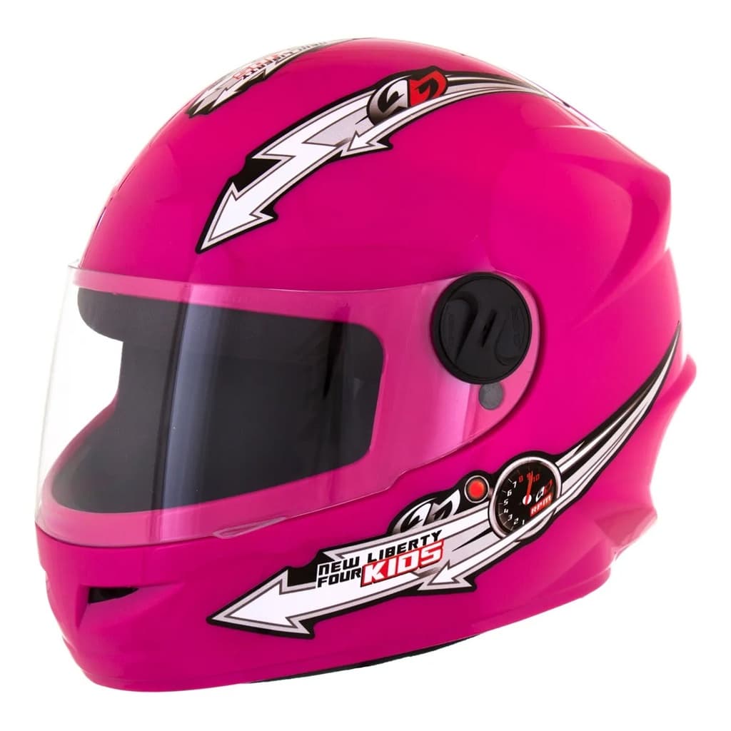 Capacete Infantil New Liberty 4 Kids Rosa (54)