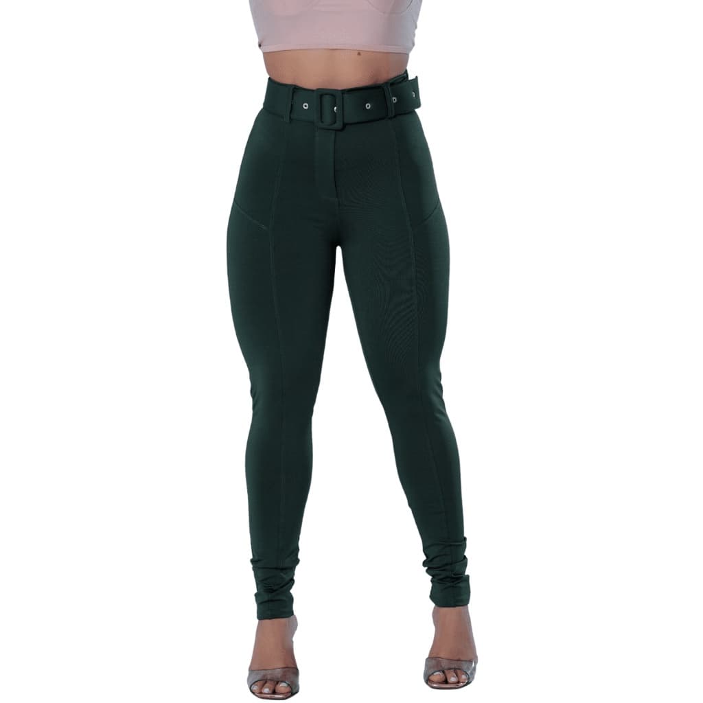 Legging Feminina Com Cinto Cintura Alta Levanta Bumbum PolyPower