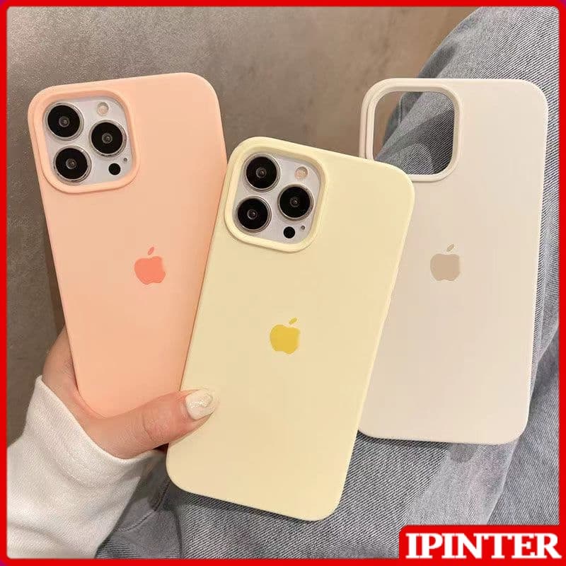 Capa Macia De Silicone Líquido Para iPhone 15 14 13 12 11 Pro 14 15 Plus Max Original