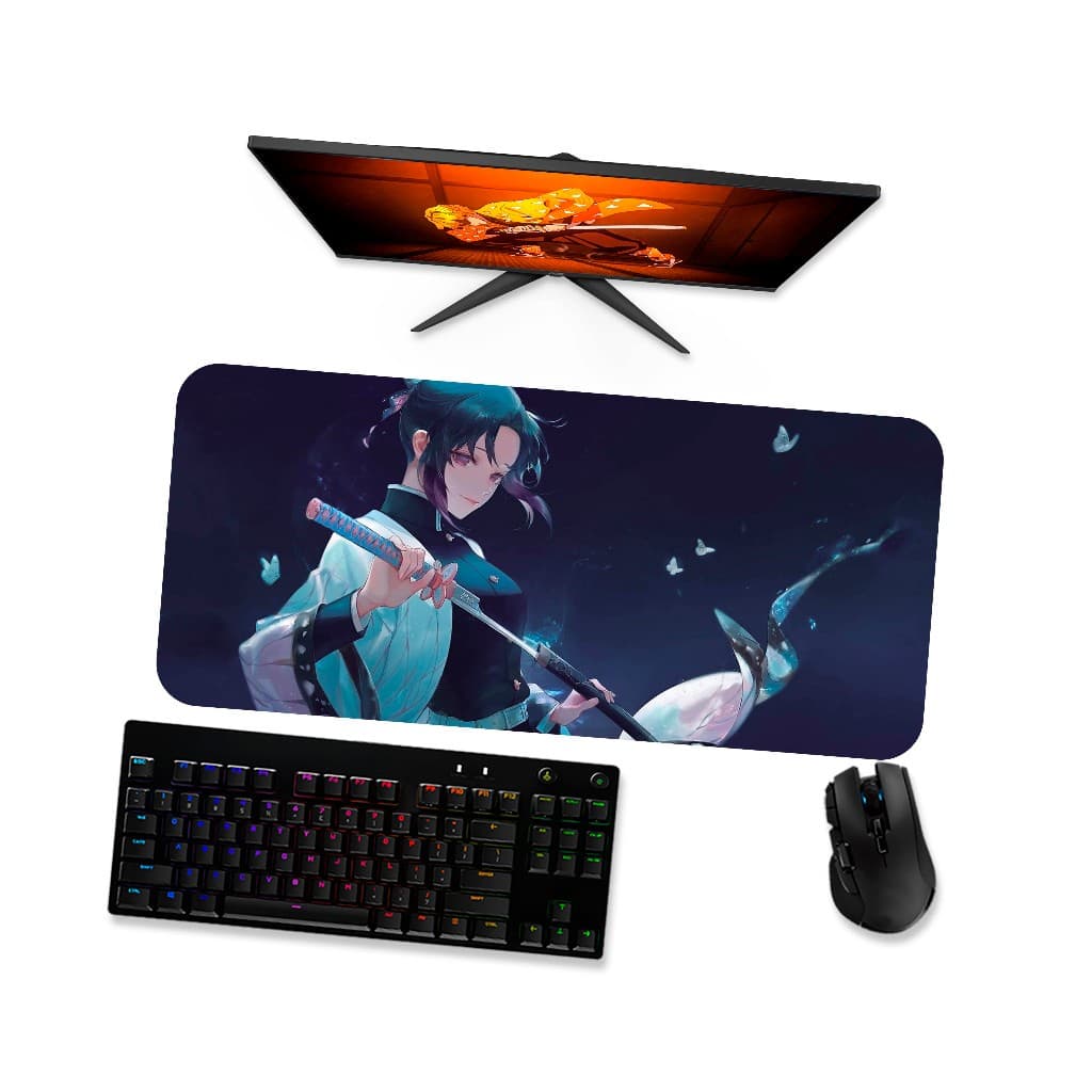 Mouse Pad Gamer Grande Demon Slayer Shinobu Kocho 1 90x40 80x40 60x40 70x30 45x40