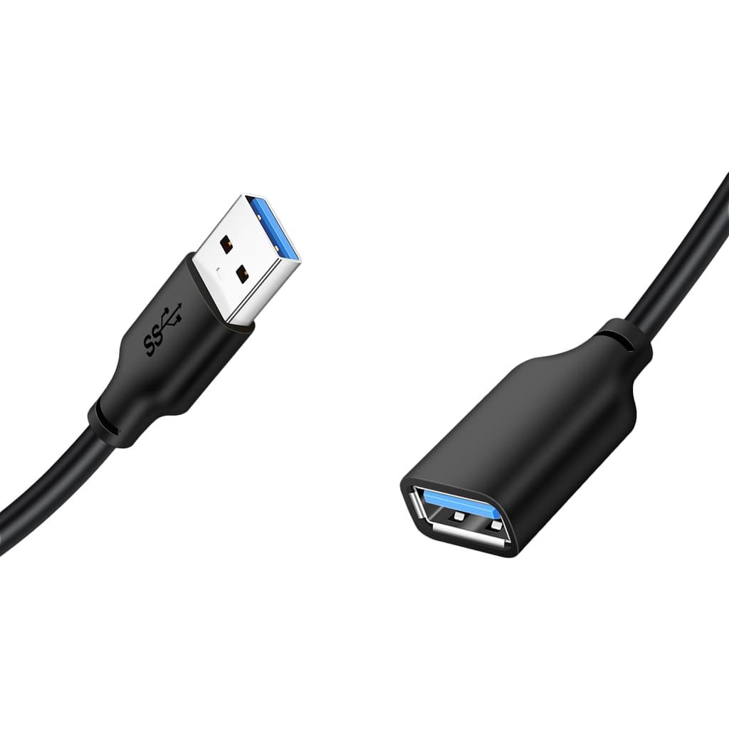 Extensor Extensão Usb 3.0 30cm Macho X Fêmea Para Tv Pc
