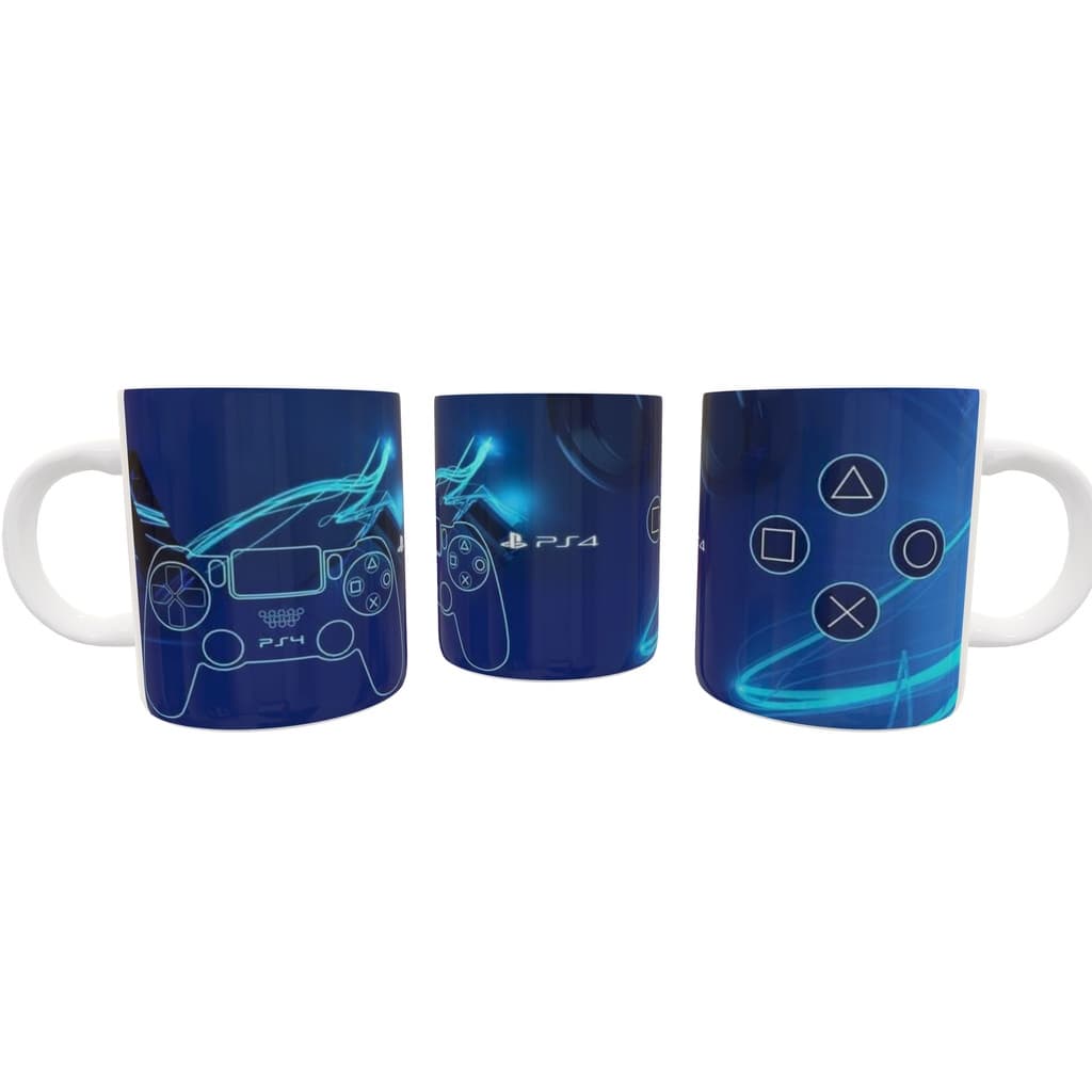 Caneca Gamer  xicara Controle ps4 porcelana 300ml