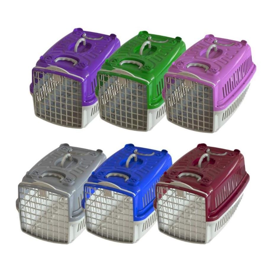 Caixa De Transporte para Cachorro Gato e outros pets Pata Forte N° 4 Super Resistente e ventilada - Cães, Pet, Gatos, Pet shop