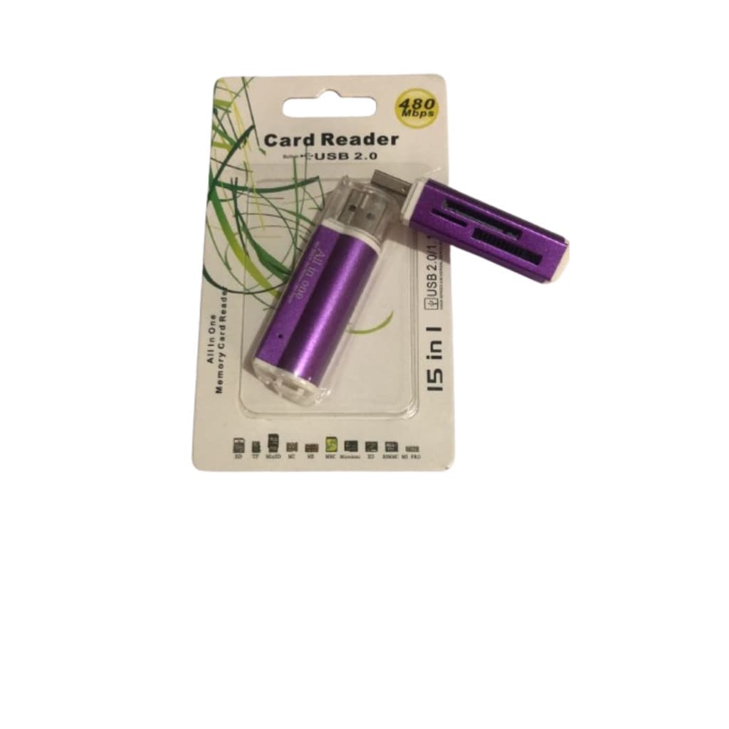 .Leitor De Cartão Usb Adaptador Micro Sd / Sd/MiniSd/Tf
