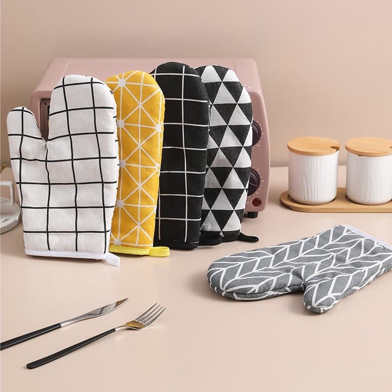 Novas luvas domésticas anti-escaldantes resistentes ao calor para cozinha, forno, cozimento, vaporizador, micro-ondas, s