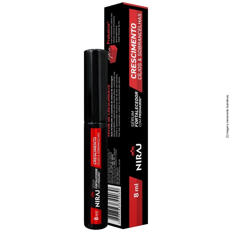 SERUM NIRAJ FORTALECIMENTO 8ML VERMELHO