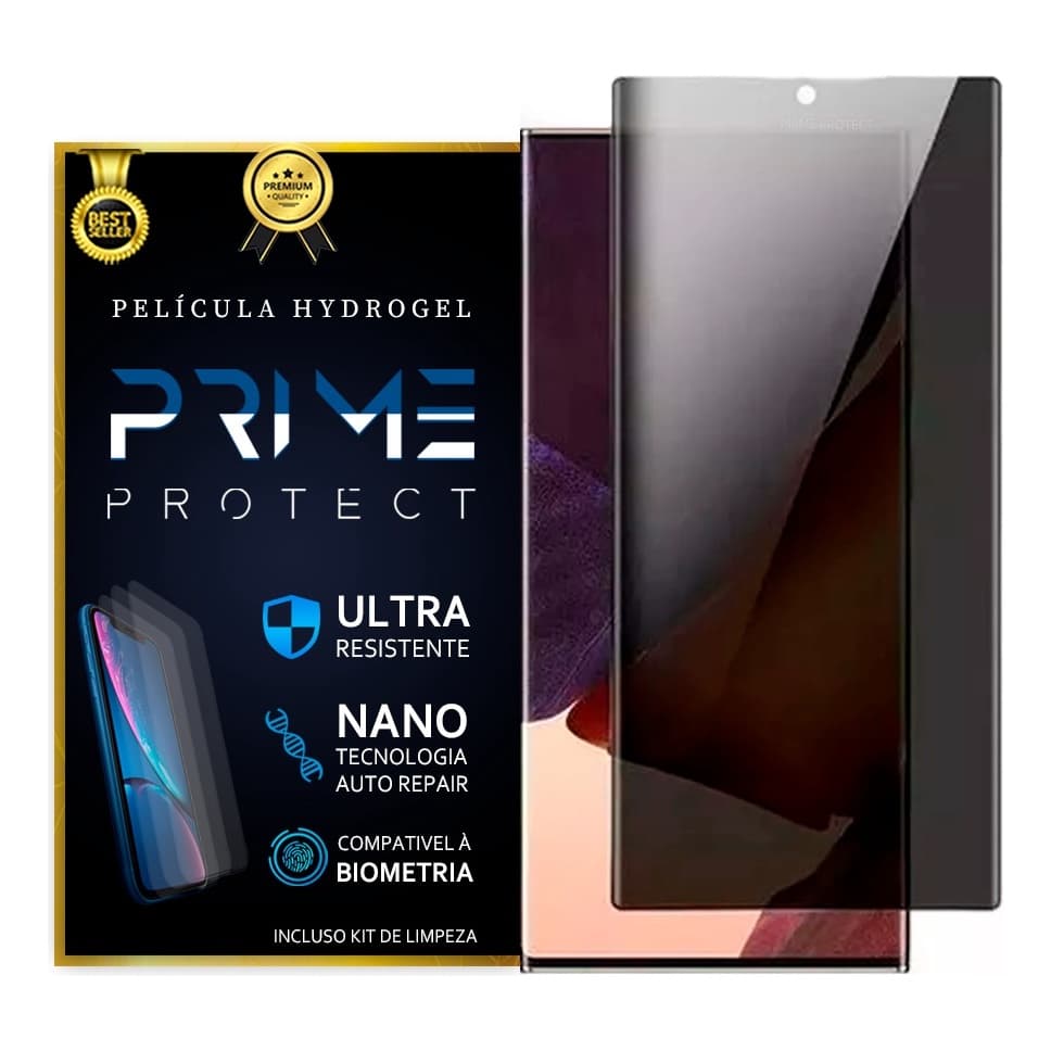 Pelicula Premium Samsung Linha Note Privacidade Hydrogel.