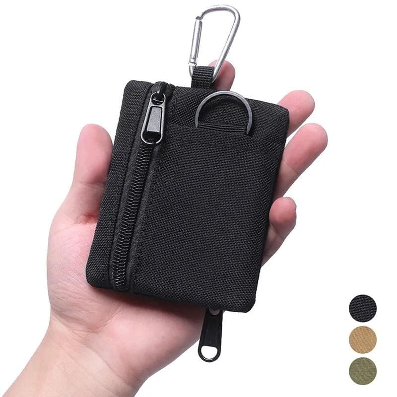 Mini Bolsa Tática Para Exterior Moedas Novo Estilo Japonês Porta-Chaves Com Zíper Saco Esportivo Pequeno