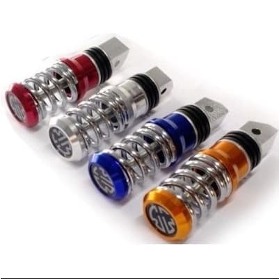 Pedaleira De Mola Universal Para Motos Esportivo Comado Alumínio XRE Falcon Titan Fan 160
