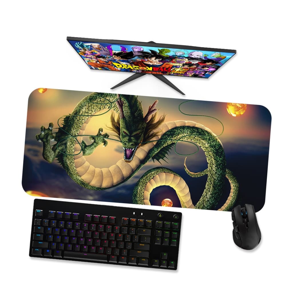 Mouse Pad Gamer Grande Dragon Ball  Shenlong 1 90x40 80x40 60x40 70x30 45x40