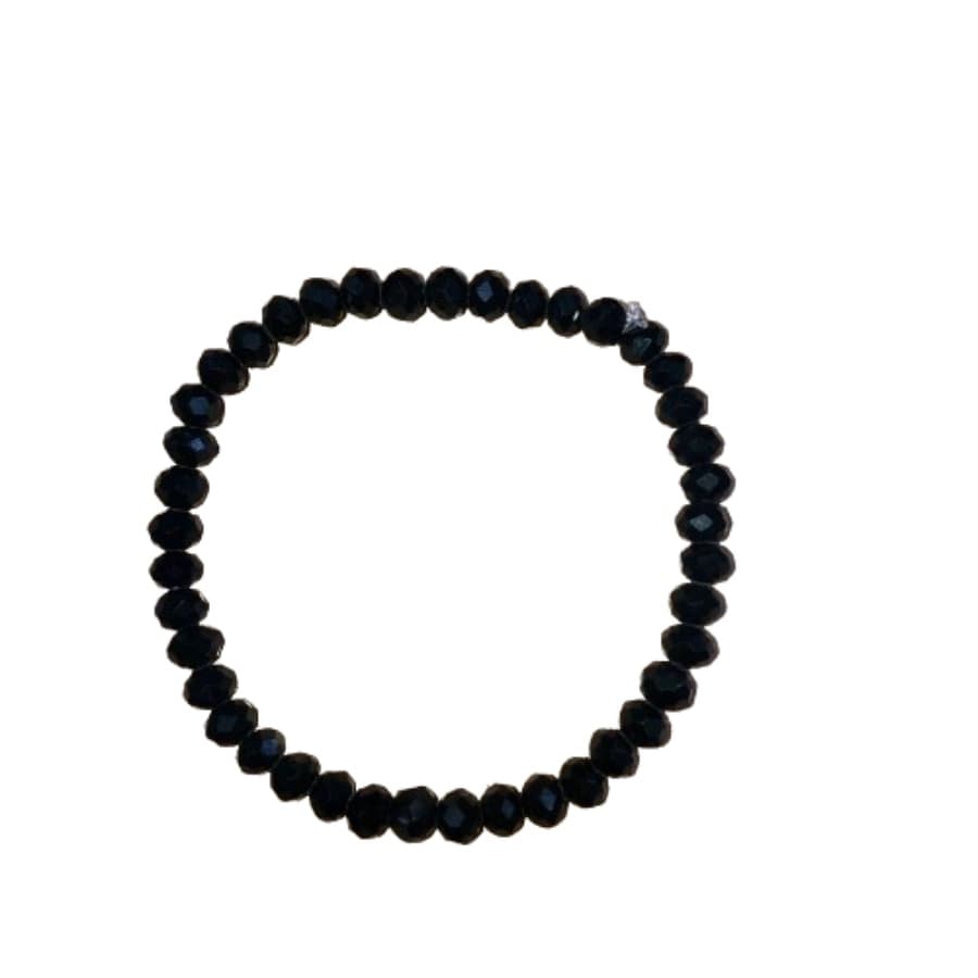 PULSEIRA CRISTAL PRETA  SEM PINGENTE