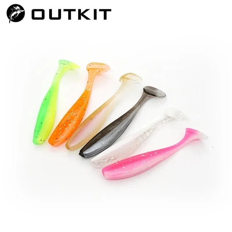 Novo 10 Pçs Wobblers mini Oceano Rocha Pesca Iscas Macias De Borracha 3.5/4.5cm Minhoca Macia Artificiais Baixo Silicone
